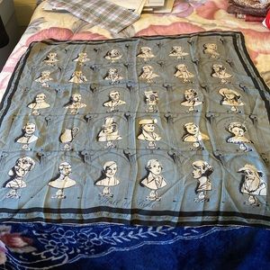 Lester Gaba designed silk scarf